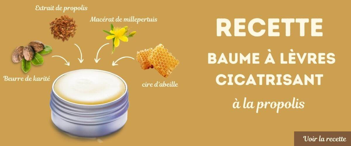 Recette baume lèvre maison